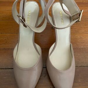 Nine West Women's Nude Ankle-Strap Pumps